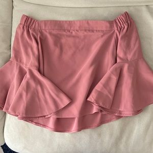 Topshop off the shoulder blouse